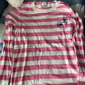 Teddie sweater seas the day pink striped